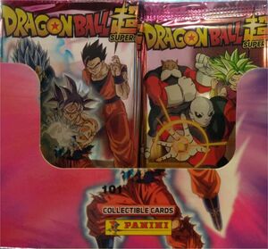 DRAGON BALL SUPER TRADING CARDS SOBRE (PEGATINAS)                          