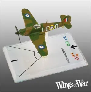 WINGS OF WAR MINIATURES 2GM SERIE 2 - HAWKER HURRICANE MK I (BADER)        