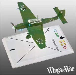 WINGS OF WAR MINIATURES 2GM SERIE 2 - JUNKERS JU87B2 STUKA (IV/LG1)        