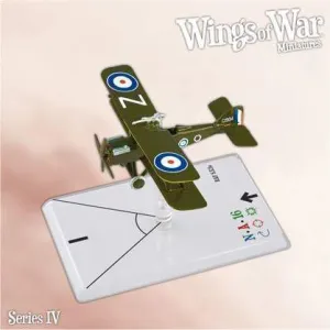 WINGS OF WAR MINIATURES SERIE 4 - R.A.F. SE5A (BISHOP)                     