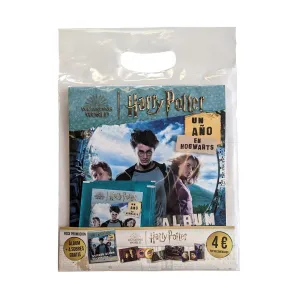 HARRY POTTER 2023 STARTER PACK ALBUM + 4 SOBRES UN AÑO EN HOGWARTS
