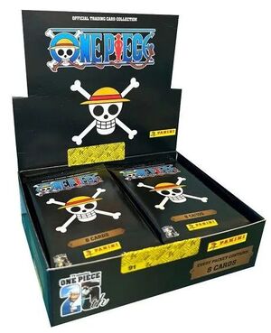 ONE PIECE SOBRE CROMOS 25 ANIVERSARIO