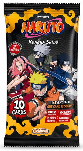 NARUTO MYTHOS TCG FIRST SET 2ND EDITION BOOSTER (INGLÉS)