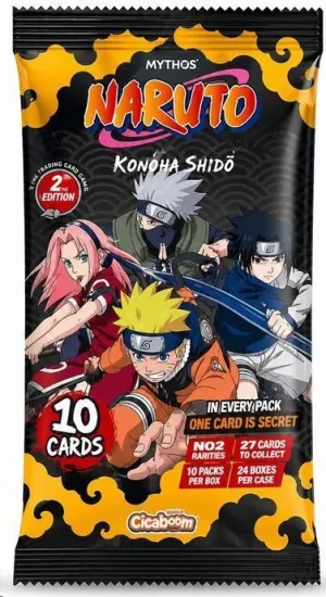 NARUTO MYTHOS TCG FIRST SET 2ND EDITION BOOSTER (INGLÉS)