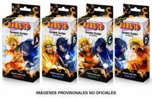 NARUTO MYTHOS TCG SET 2 SHINOBI SHIREN 1ST EDITION TEAM SET A (INGLÉS)