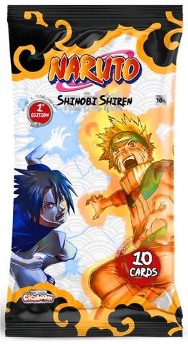 NARUTO MYTHOS TCG SET 2 SHINOBI SHIREN 1ST EDITION BOOSTER (INGLÉS)