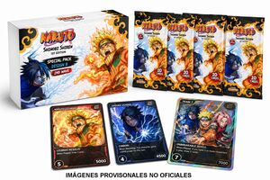 NARUTO MYTHOS TCG SET 2 SHINOBI SHIREN 1ST EDITION SPECIAL PACK DESIGN B 2ND WAVE (INGLÉS)