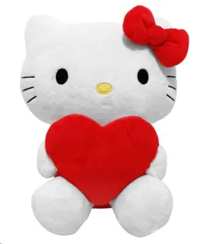 SANRIO PELUCHE HELLO KITTY HEART 14 CM