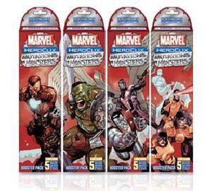 MARVEL HEROCLIX: MUTATIONS AND MONSTERS BOOSTER                            