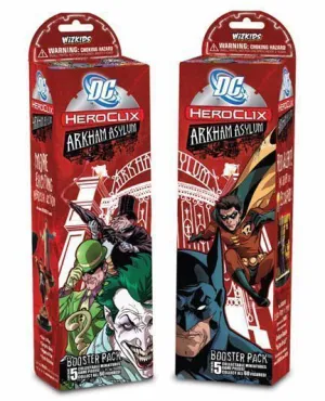 DC HEROCLIX: ARKHAM ASYLUM BOOSTER                                         
