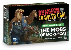 DUNGEON CRAWLER CARL RPG SET DE MINIATURAS 3 MOBS OF MORDECAI