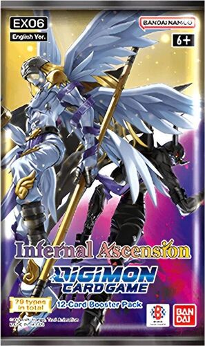 DIGIMON CARD GAME BOOSTER EX06 INFERNAL ASCENSION SOBRE