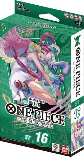 ONE PIECE CARD GAME STARTER DECK ST16 UTA VERDE (INGLÉS)