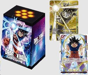 DRAGON BALL SUPER CARD GAME FUSION WORLD CAJA PARA MAZOS OFICIAL 01 SON GOKU