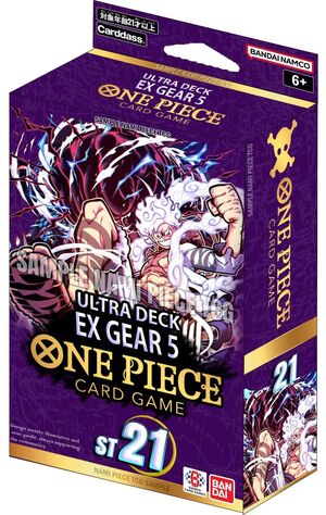 ONE PIECE CARD GAME STARTER DECK ST21 ULTRA DECK EX GEAR5 (INGLÉS)