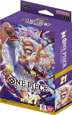 ONE PIECE CARD GAME STARTER DECK ST21 ULTRA DECK EX GEAR5 (INGLÉS)