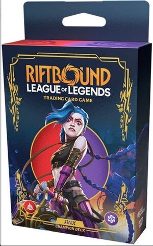 RIFTBOUND LOL TCG ORIGINS CHAMPION DECK JINX