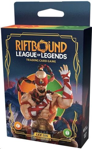 RIFTBOUND LOL TCG ORIGINS CHAMPION DECK LEE SIN