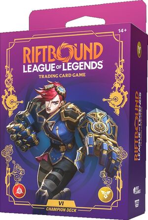 RIFTBOUND LOL TCG UNLEASHED CHAMPION DECK VI