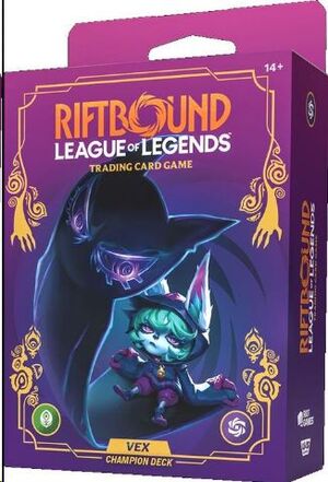 RIFTBOUND LOL TCG UNLEASHED CHAMPION DECK VEX
