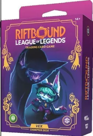 RIFTBOUND LOL TCG UNLEASHED CHAMPION DECK VEX