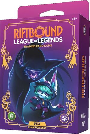 RIFTBOUND LOL TCG UNLEASHED CHAMPION DECK VEX