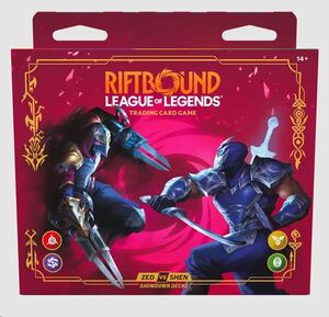 RIFTBOUND LOL TCG VENDETTA SHOWDOWN DECK ZED VS SHEN