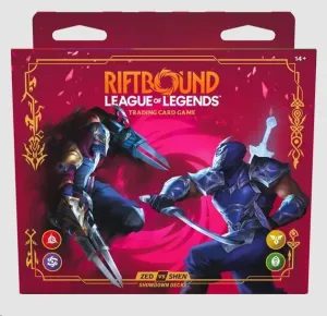 RIFTBOUND LOL TCG VENDETTA SHOWDOWN DECK ZED VS SHEN