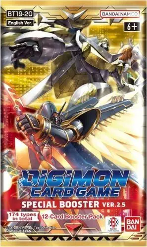 DIGIMON CARD GAME SPECIAL BOOSTER 2.5 BT19-20 SOBRE - INGLÉS