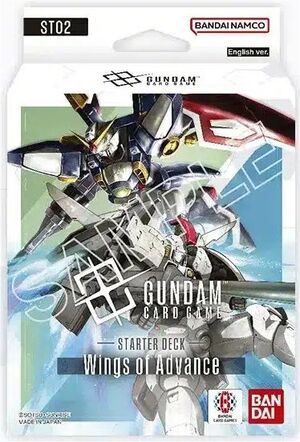GUNDAM TCG STARTER DECK ST02 WINGS OF ADVANCE (INGLÉS)