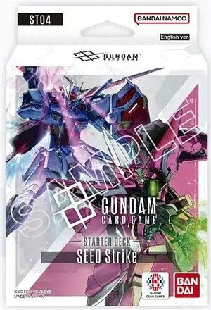 GUNDAM TCG STARTER DECK ST04 SEED STRIKE (INGLÉS)