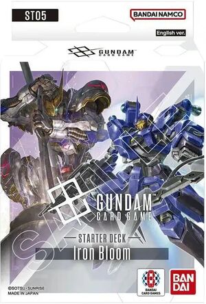 GUNDAM TCG STARTER DECK ST05 IRON BLOOM (INGLÉS)