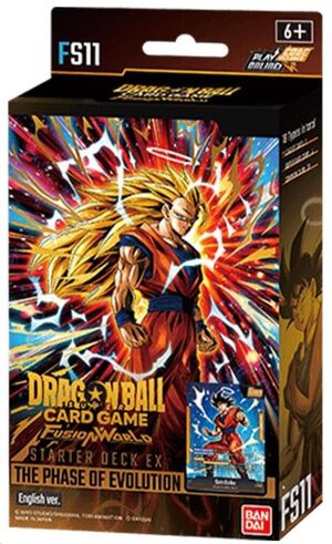 DRAGON BALL SUPER CARD GAME FUSION WORLD STARTER DECK FS11 THE PHASE OF EVOLUTION
