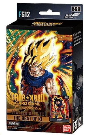 DRAGON BALL SUPER CARD GAME FUSION WORLD STARTER DECK FS12 THE BEAT OF KI