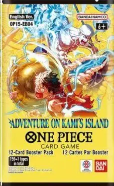 ONE PIECE CARD GAME BOOSTER OP15 EB-04 ADVENTURE ON KAMI'S ISLAND (INGLÉS)