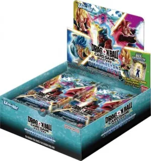 DRAGON BALL TCG BOOSTER 31 ZENKAI NEW SERIES ULTRA BOUT #4 SOBRE IMPACT BEYOND DIMENSIONS - INGLÉS