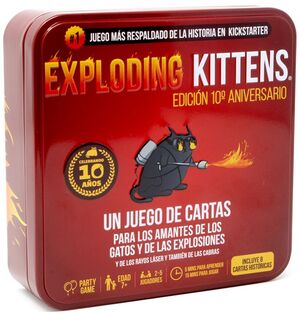 EXPLODING KITTENS EDICIÓN 10º ANIVERSARIO