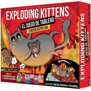 EXPLODING KITTENS: THE BOARD GAME SUPER FAN EDITION EXPLODING KITTENS: THE BOARD GAME SUPER FAN EDITION