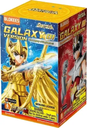 SAINT SEIYA GALAXY VERSIÓN 01 THE LEGACY OF SAGITTARIUS CAJA SORPRESA