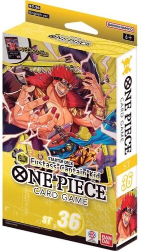 ONE PIECE CARD GAME STARTER DECK ST36 YELLOW EUSTASS CAPTAIN KID (INGLÉS)