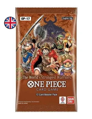 ONE PIECE CARD GAME BOOSTER OP17 THE WORLD'S STRONGEST WARRIORS (INGLÉS)