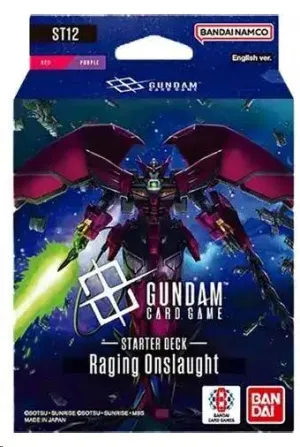 GUNDAM TCG STARTER DECK ST12 RAGING ONSLAUGHT (INGLÉS)