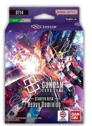GUNDAM TCG STARTER DECK ST14 HEAVY DOMINION (INGLÉS)