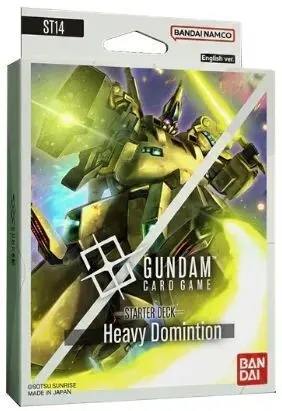 GUNDAM TCG STARTER DECK ST14 HEAVY DOMINION (INGLÉS)