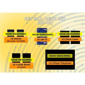 ONE PIECE CARD GAME DECK SET SD01 (INGLÉS)