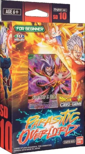 DRAGON BALL TCG STARTER DECK 10 PARASITIC OVERLORD                         
