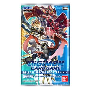 DIGIMON CARD GAME RELEASE SPECIAL BOOSTER VER 1.5                          