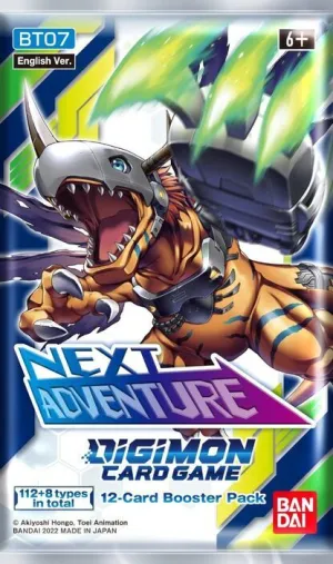 DIGIMON CARD GAME BOOSTER BT07 NEXT ADVENTURE