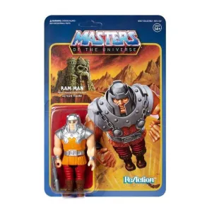 MASTERS OF THE UNIVERSE FIGURA REACTION 10CM RAM MAN (MINI COMIC)          