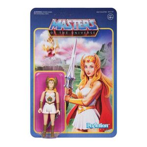 MASTERS OF THE UNIVERSE FIGURA REACTION 10CM WAVE 5 SHE-RA                 